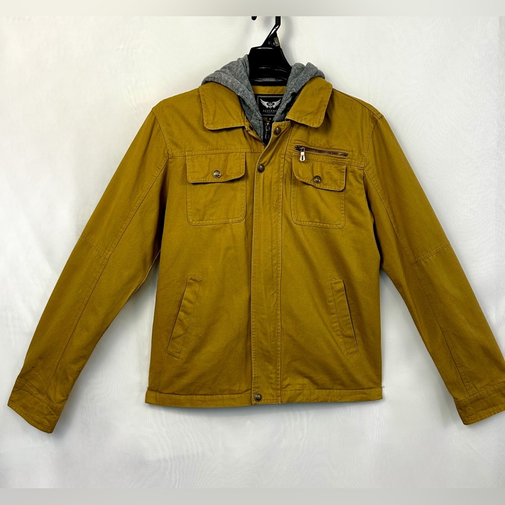 Alliance Men’s Layered Outdoor Hooded Casual Winter Jacket / Medium